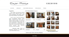 Desktop Screenshot of ceylanmobilya.com.tr