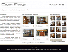 Tablet Screenshot of ceylanmobilya.com.tr